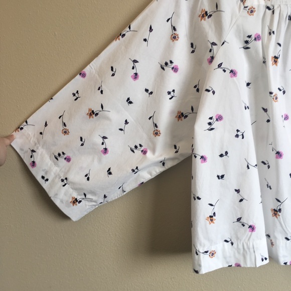 Madewell Square Neck Top in Sweet Blossoms - Picture 7 of 8